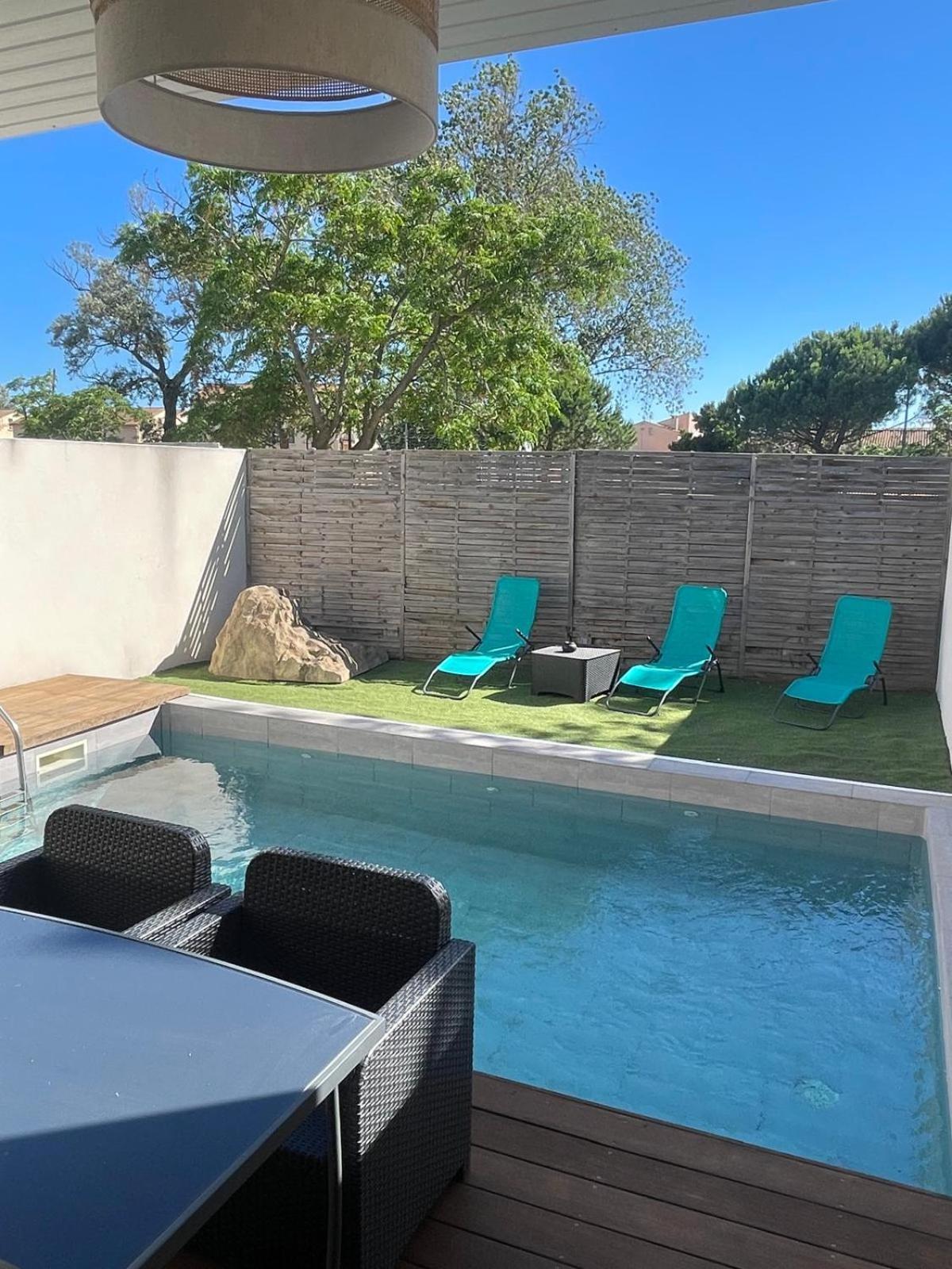 Villa Design Cap Dagde Piscine Et Plage Le Grau-dʼAgde Esterno foto